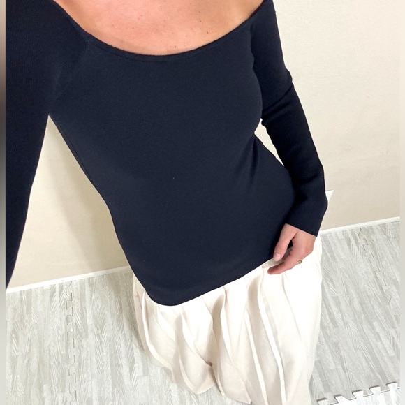 NWT Meshki Drop Waist Knit Pleated Dress - Picture 6 of 12